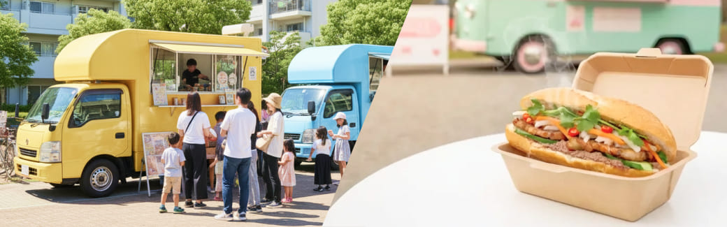 バインミーのキッチンカーを呼ぶ