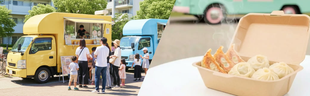 餃子・小籠包のキッチンカーを呼ぶ