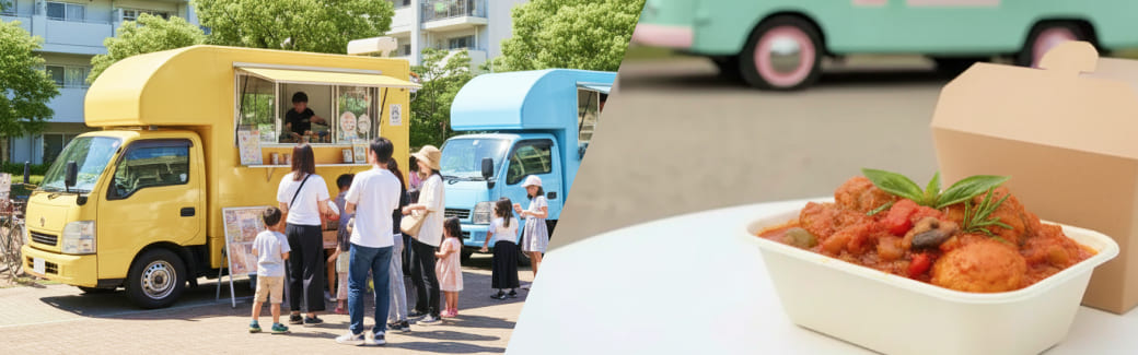 イタリアンのキッチンカーを呼ぶ