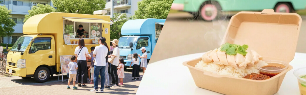 カオマンガイのキッチンカーを呼ぶ