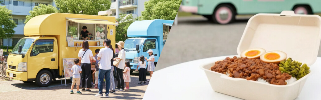 魯肉飯のキッチンカーを呼ぶ