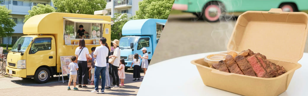 肉・ステーキのキッチンカーを呼ぶ