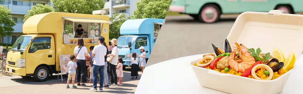 パエリアのキッチンカーを呼ぶ