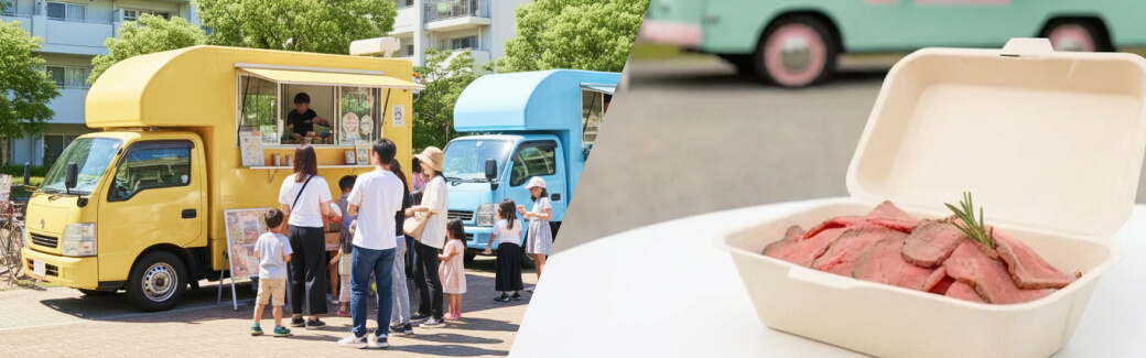 ローストビーフのキッチンカーを呼ぶ