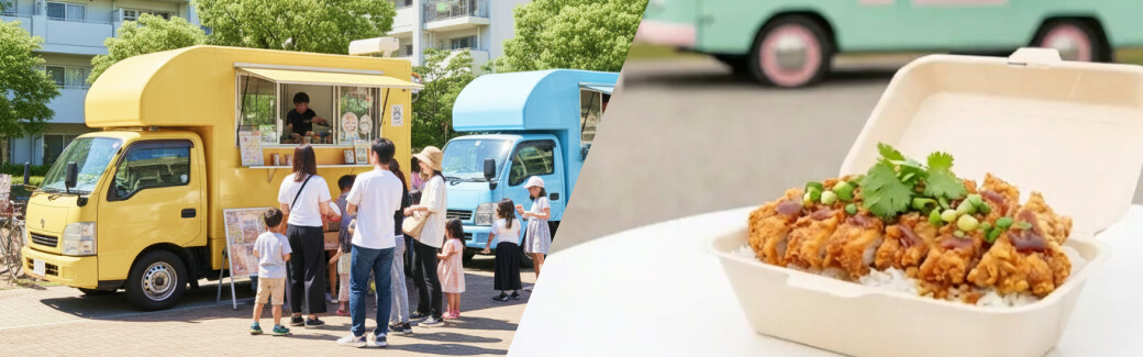 台湾料理のキッチンカーを呼ぶ