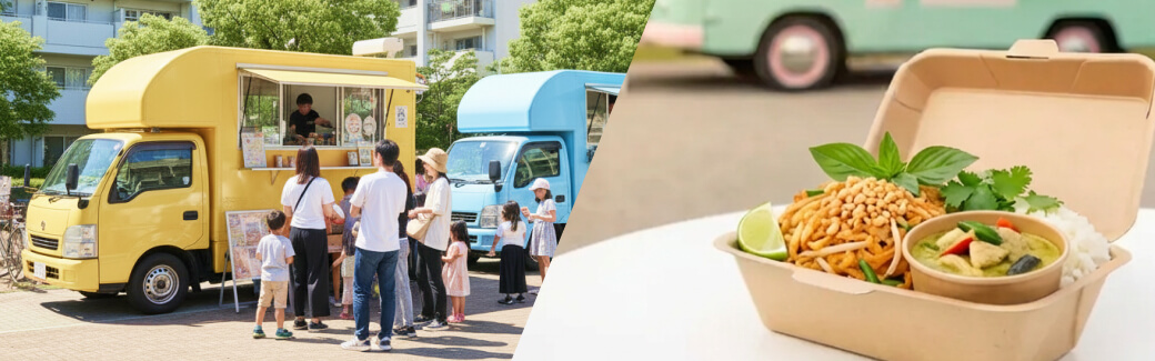 タイ料理のキッチンカーを呼ぶ