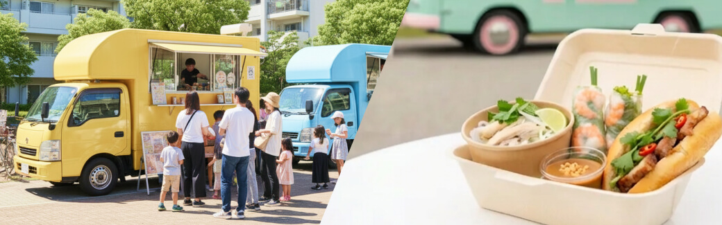 ベトナム料理のキッチンカーを呼ぶ